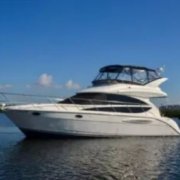 glow-in-the-dark yacht party with neon lights