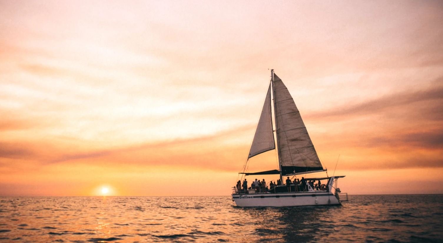 scenic sunset cruise in Canada